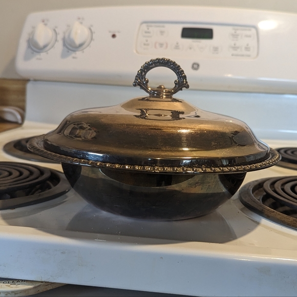 Silver plate serving dish - Picture 2 of 4